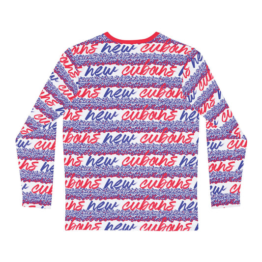 Cuban Waves, Men's Long Sleeve Shirt