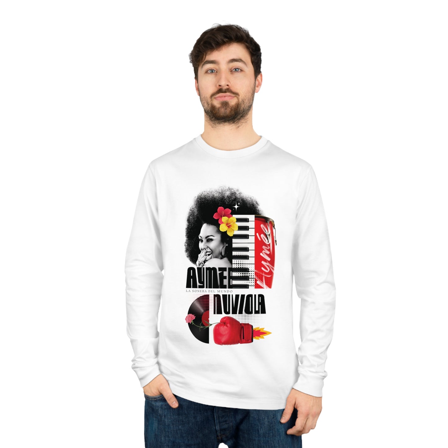 Aymee Unisex Shifts Dry Organic Long Sleeve Tee