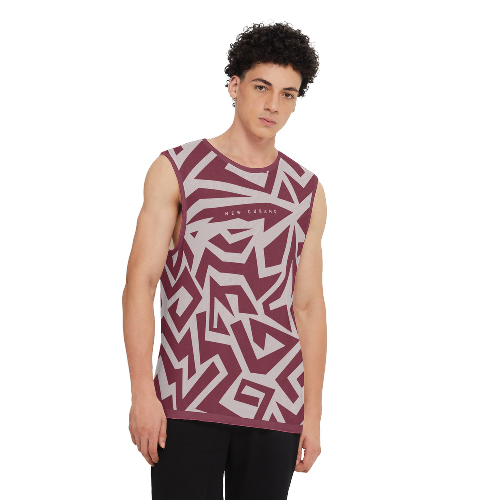 Camo-Flash Men's Seamless Knit Tank Top