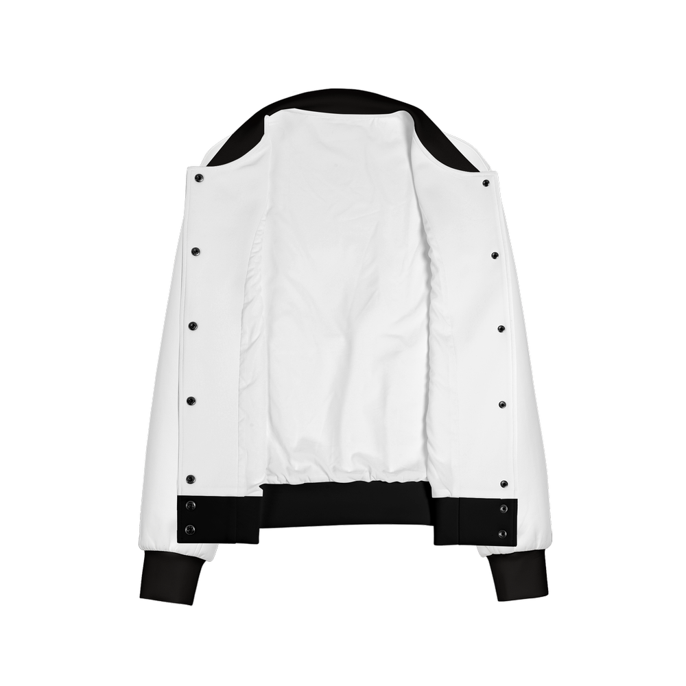 Women's Double Layered Bomber Sports Jacket-Techno Scuba Knit