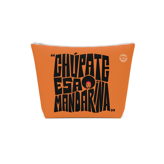 Chupate esa Mandarina Cotton Cosmetic Bag