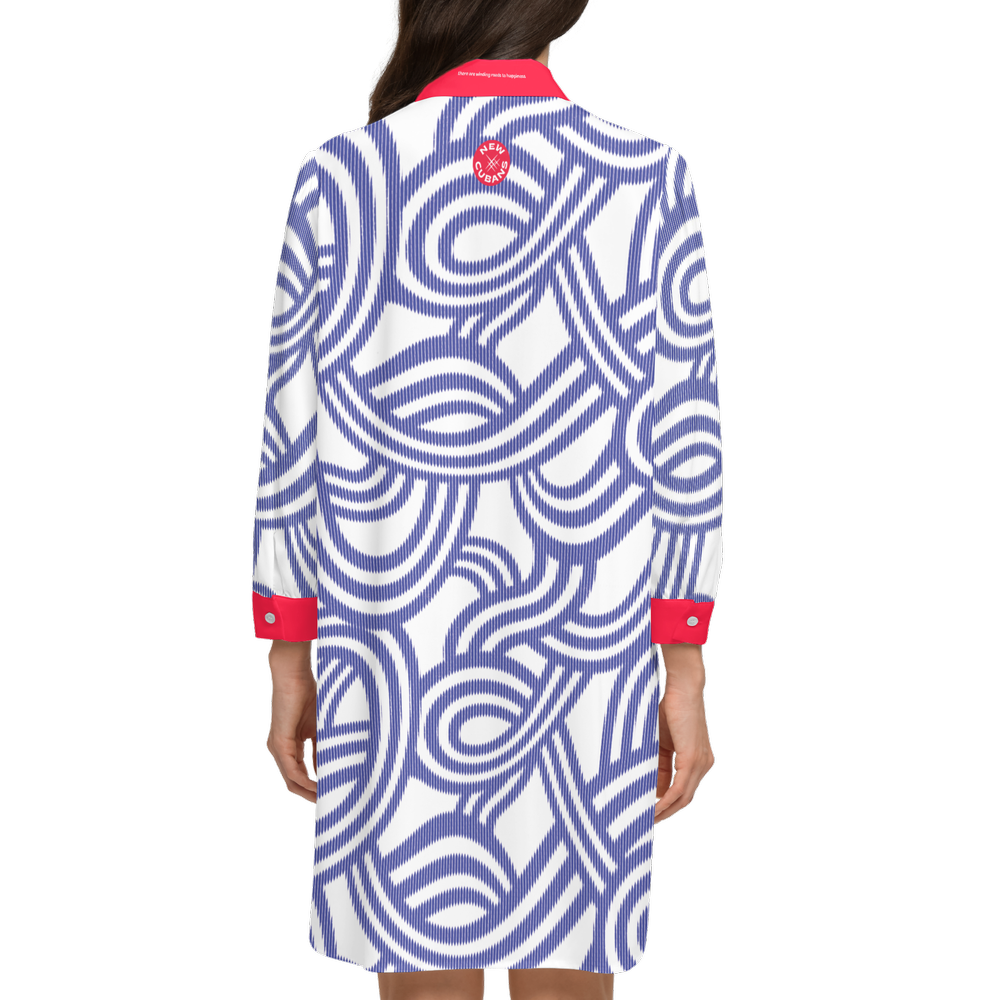 Winding Roads Women's Long-Sleeve Shirt-Wrinkle Free