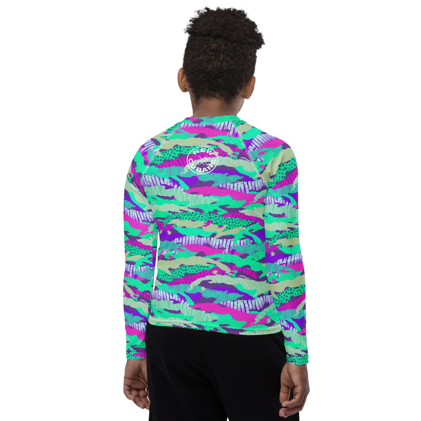 Camo-Flash Youth Rash Guard