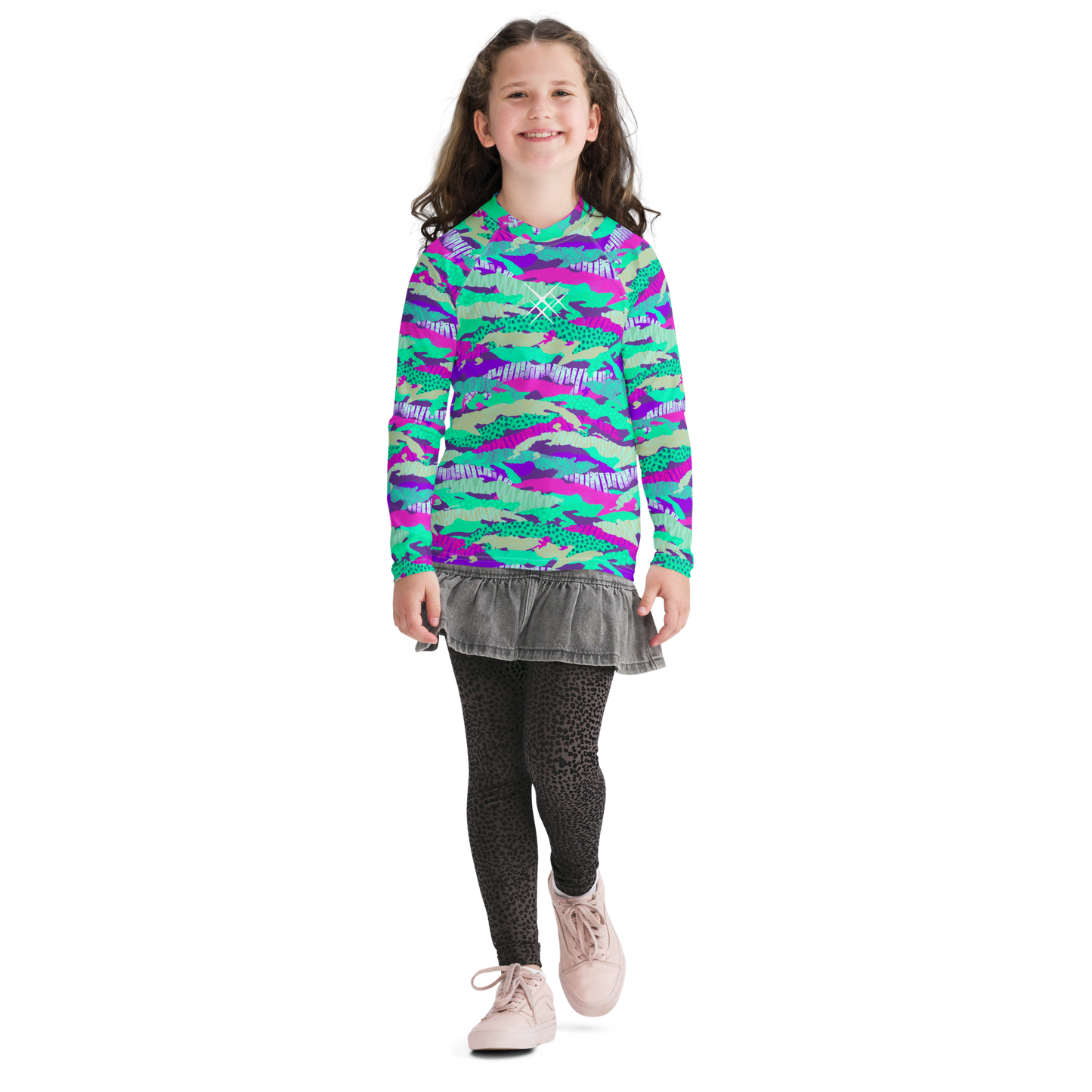 Camo-Flash Youth Rash Guard