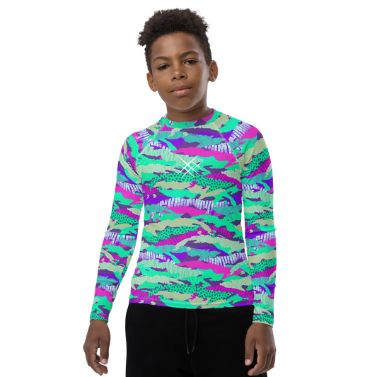 Camo-Flash Youth Rash Guard