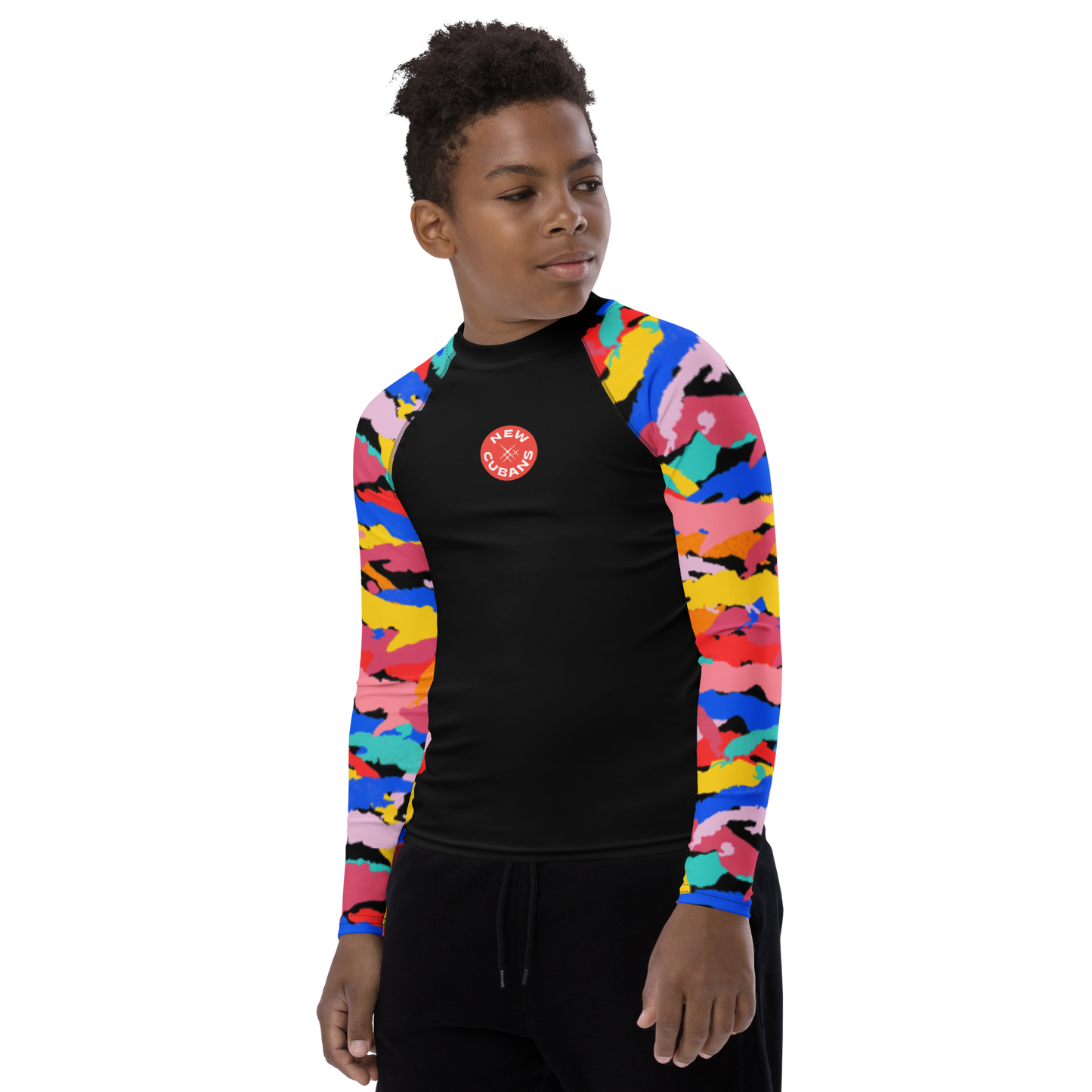 Camo-Flash Youth Rash Guard