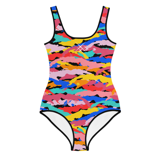 Camo-Flash Youth Swimsuit