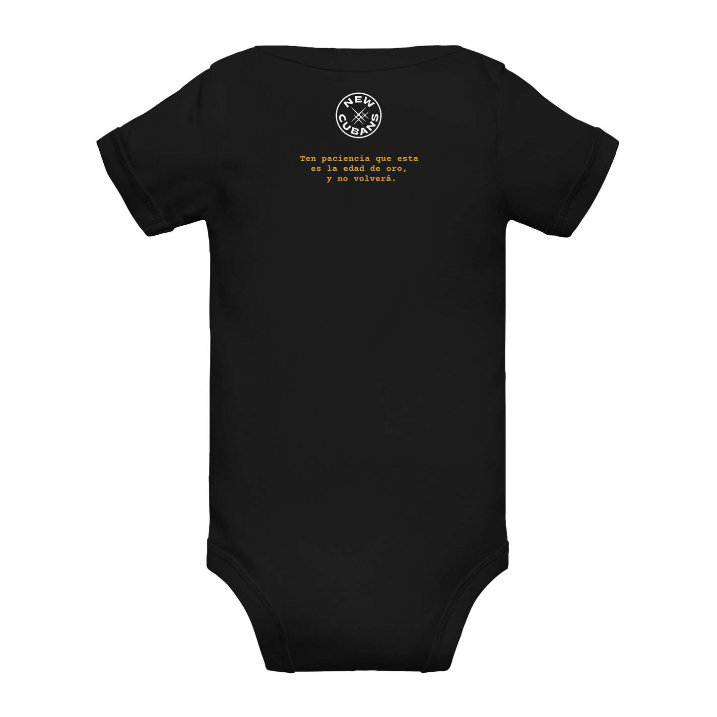 Toddler Short Sleeve Onesie | Baby Short Sleeve Snapsuit | New Cubans