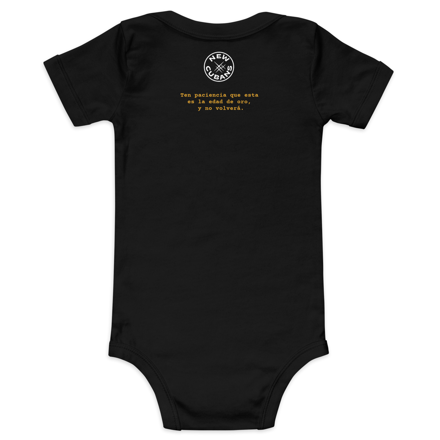Toddler Short Sleeve Onesie | Baby Short Sleeve Snapsuit | New Cubans