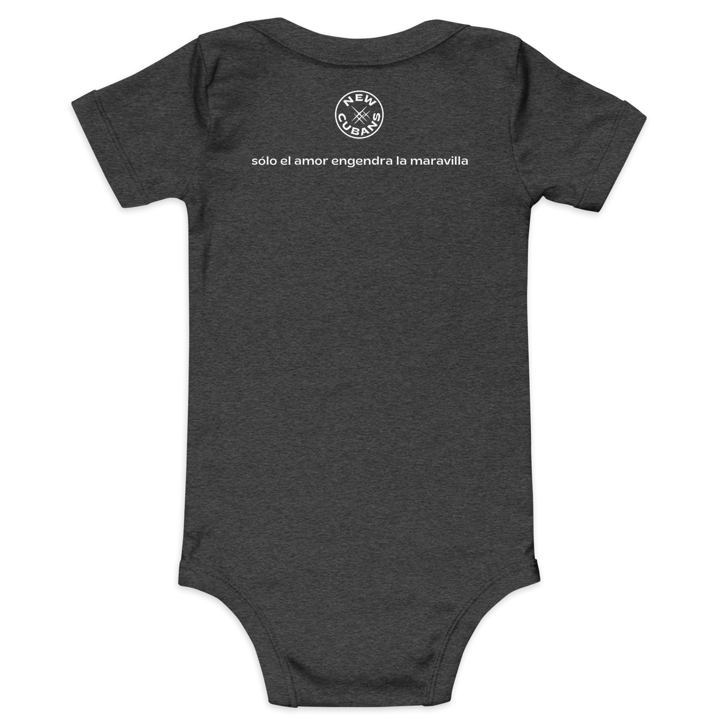 Baby Short Sleeve Onesie | Infant Short Sleeve Bodysuit | New Cubans
