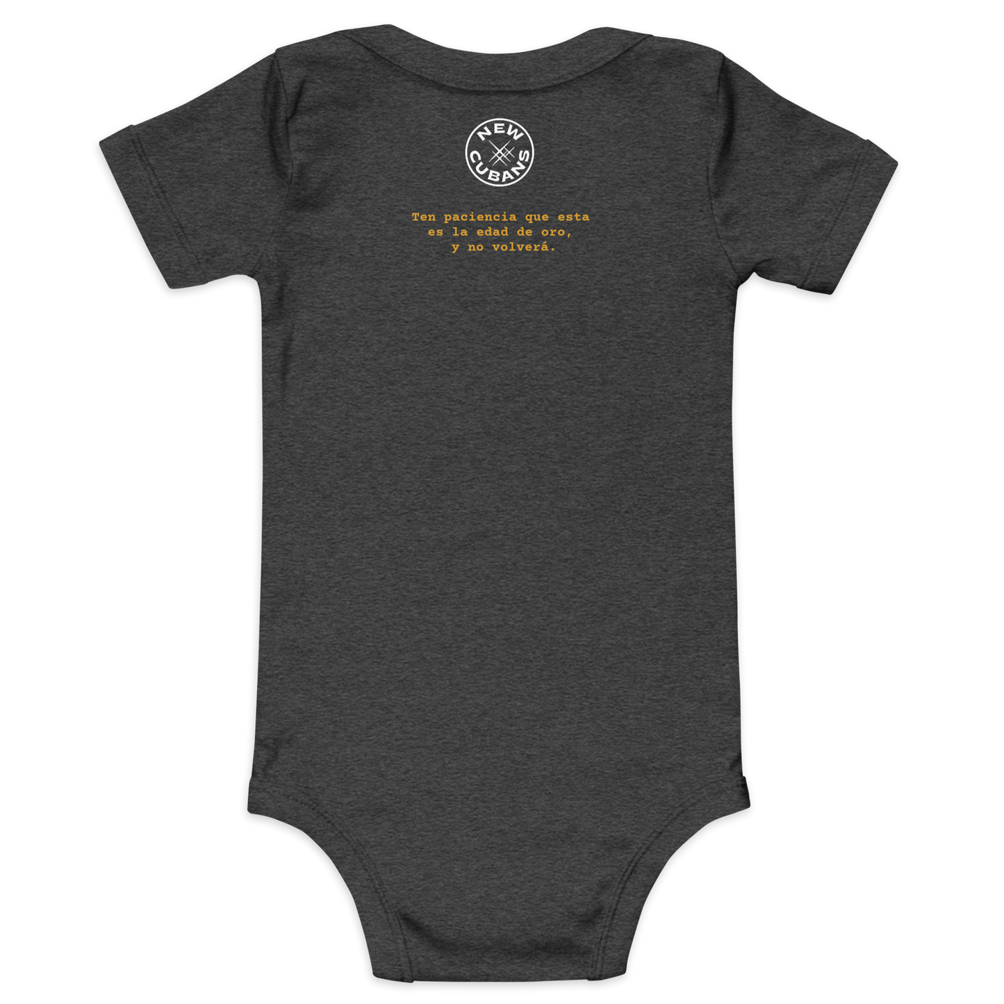 Toddler Short Sleeve Onesie | Baby Short Sleeve Snapsuit | New Cubans