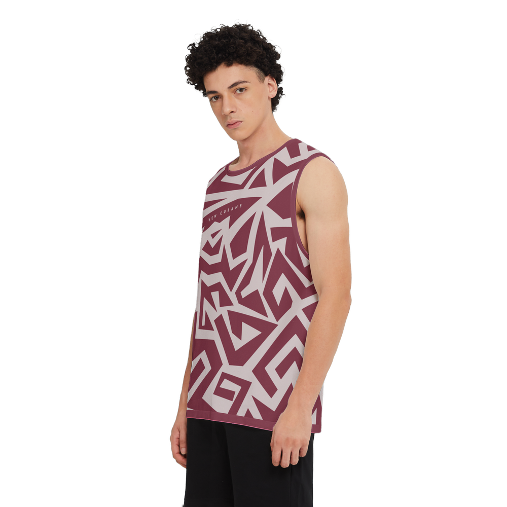 Camo-Flash Men's Seamless Knit Tank Top