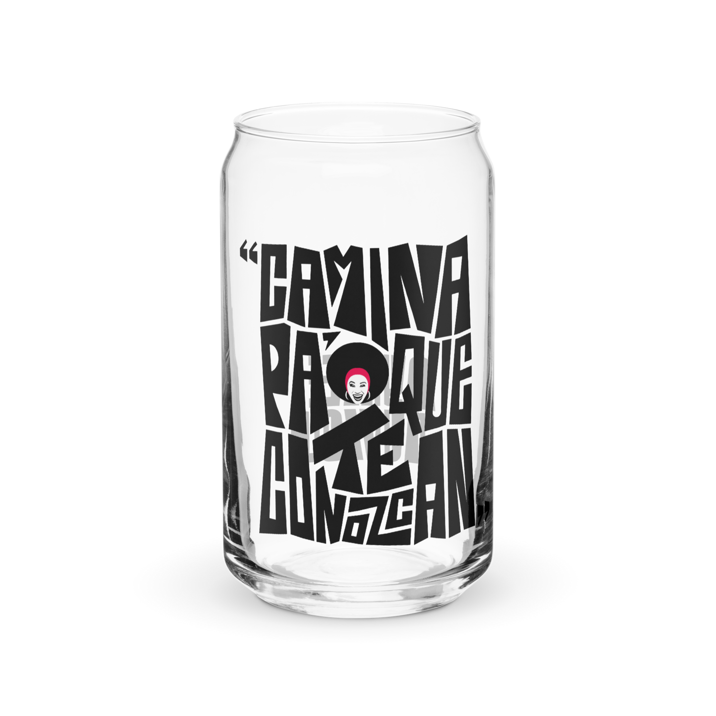 Aymee Can-shaped glass