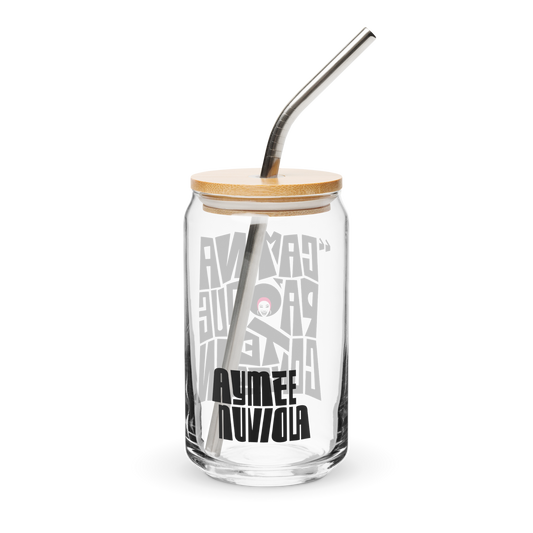 Aymee Can-shaped glass