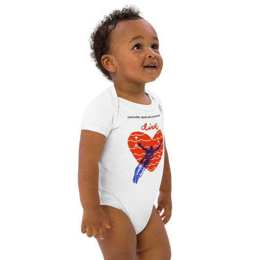Organic cotton baby bodysuit