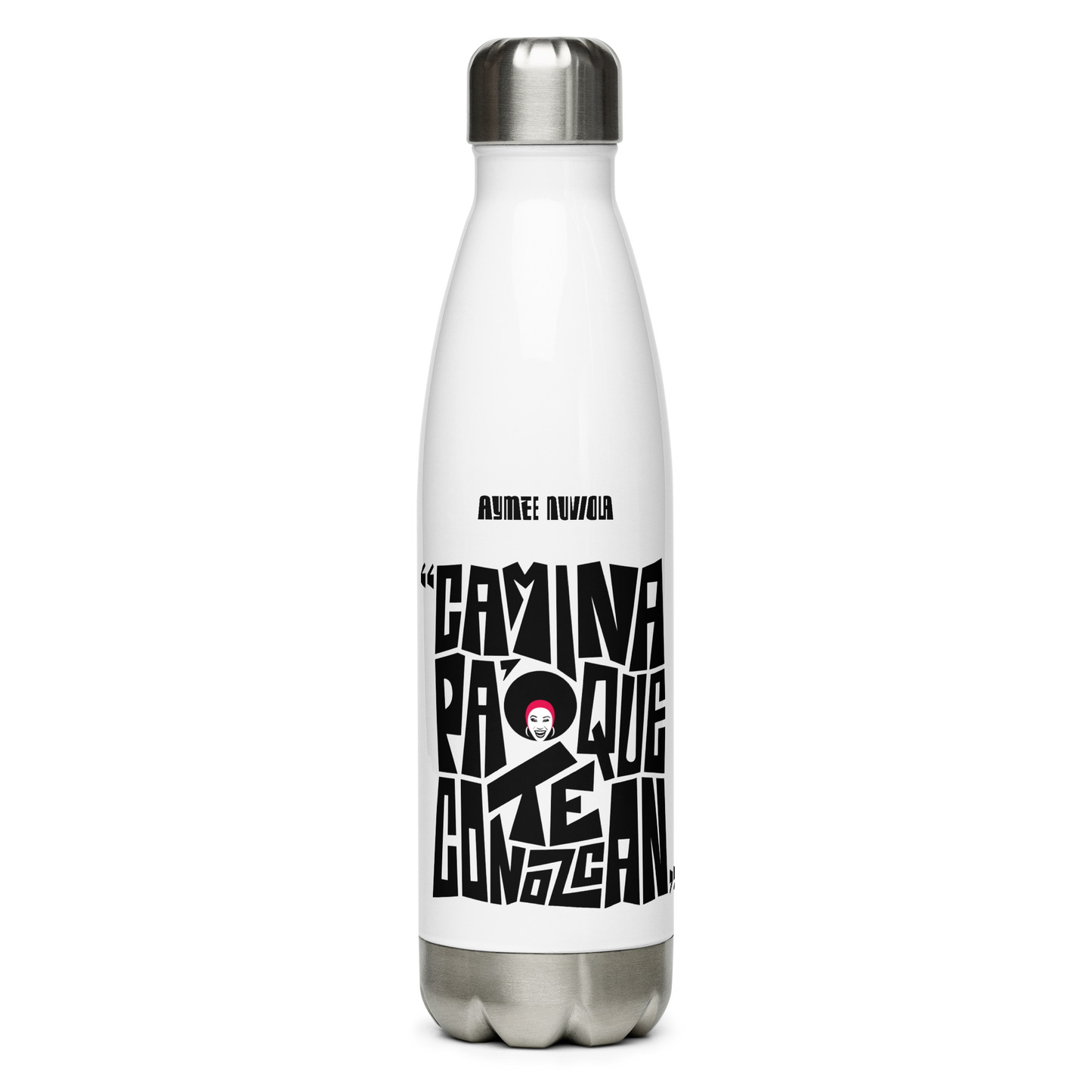 Aymee Quote 01 Camina Stainless steel water bottle