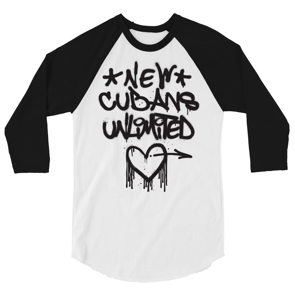 Heroes 3/4 sleeve raglan shirt