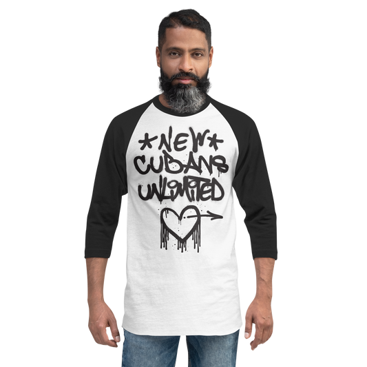 Heroes 3/4 sleeve raglan shirt