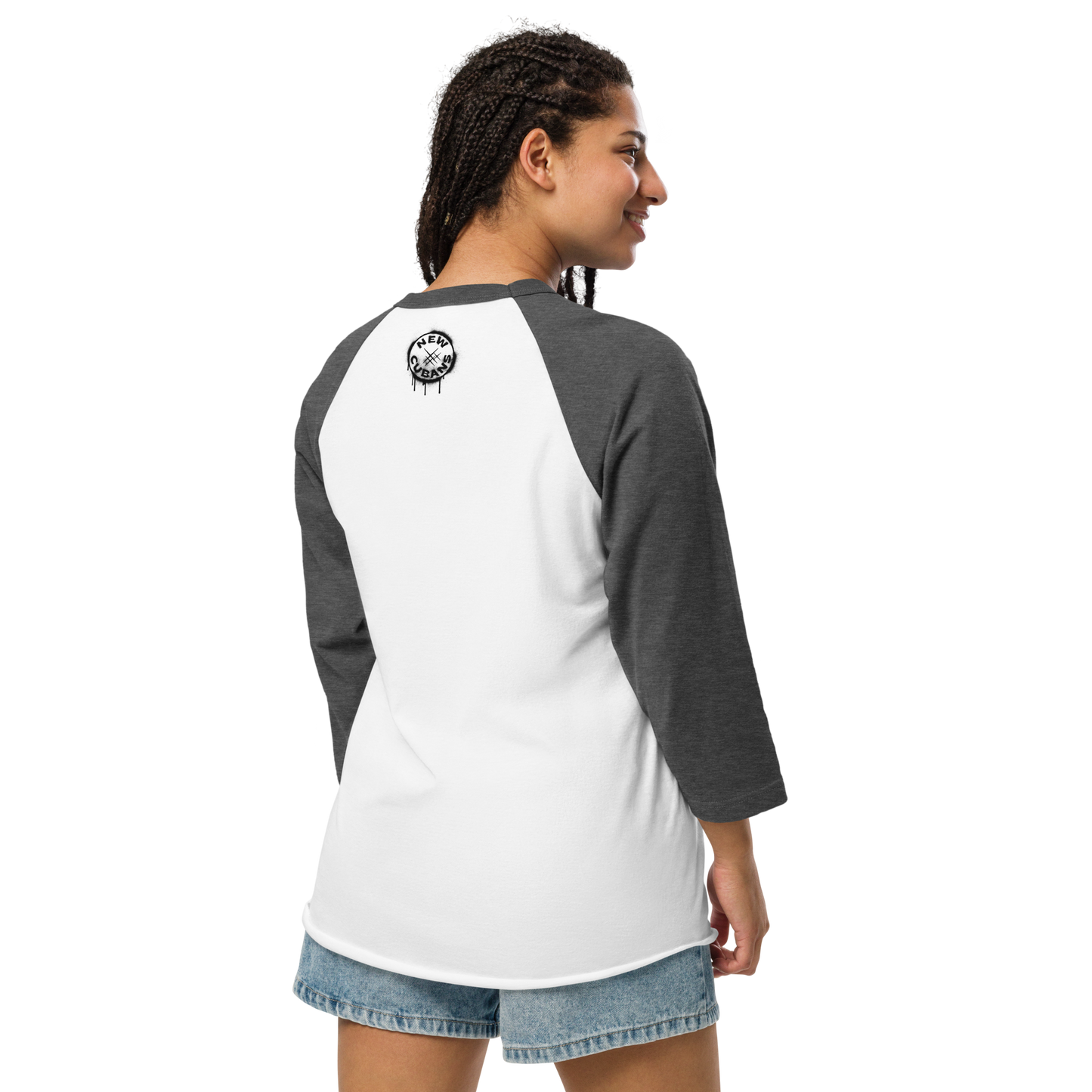 Heroes 3/4 sleeve raglan shirt