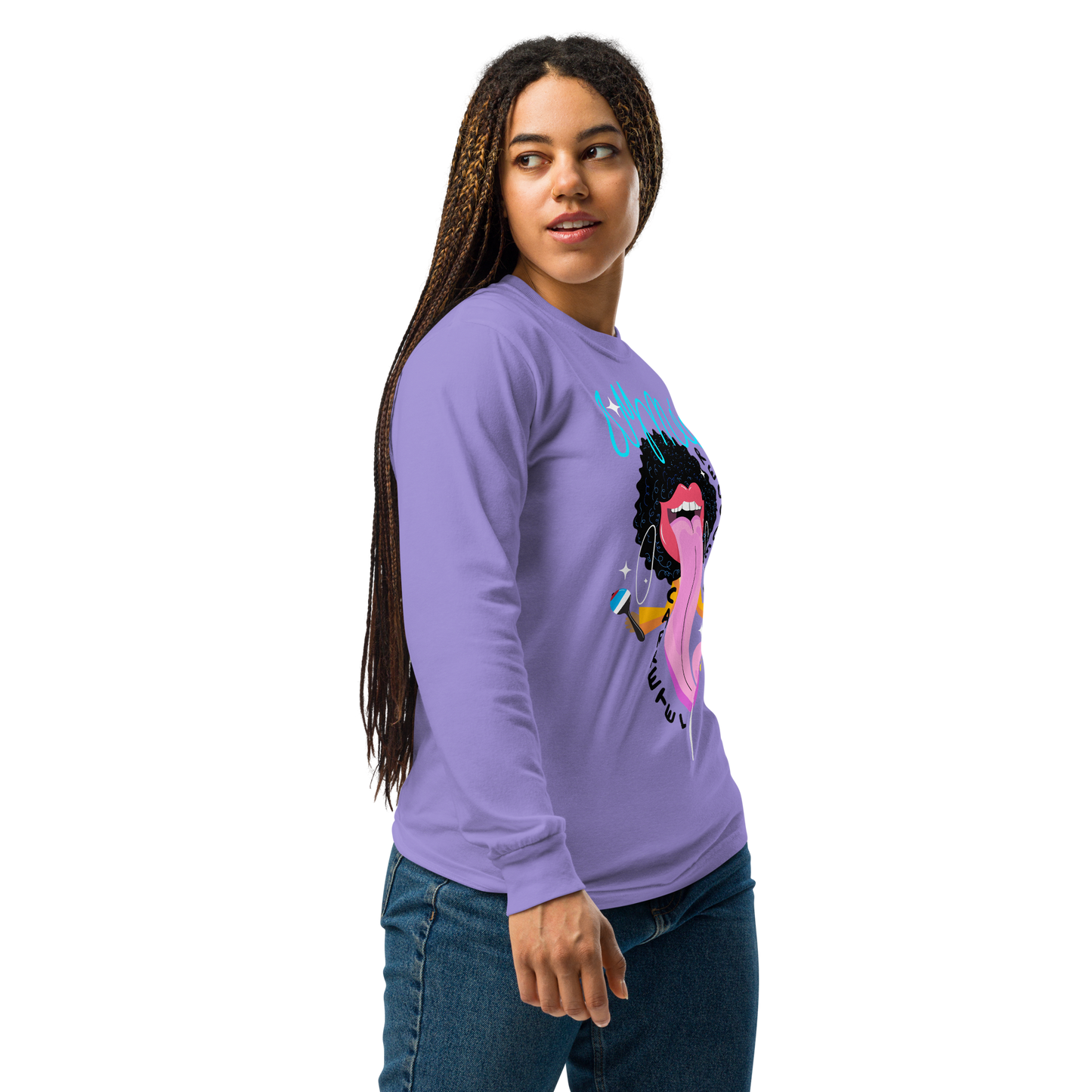 Aymee Garment-dyed heavyweight long-sleeve shirt