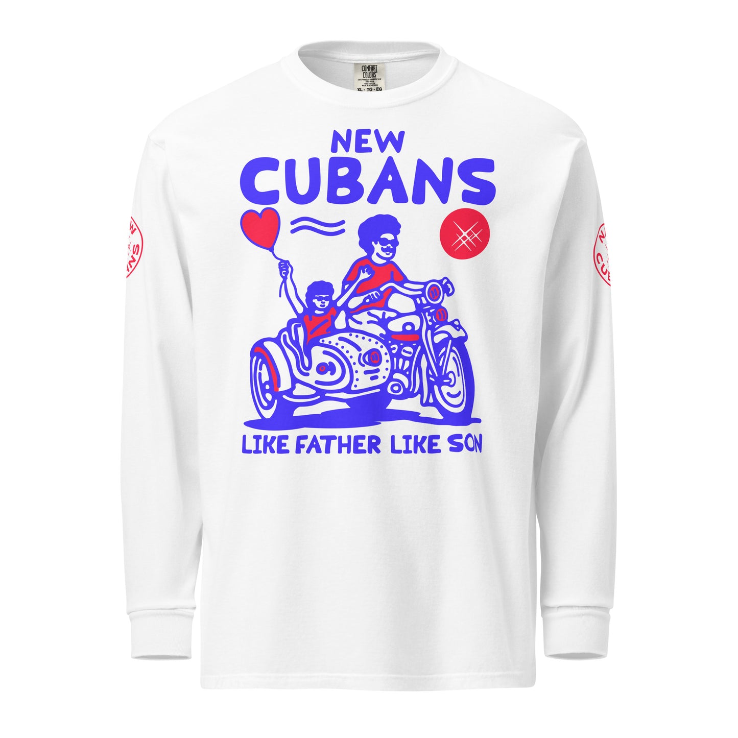 Father Son Garment-dyed heavyweight long-sleeve shirt