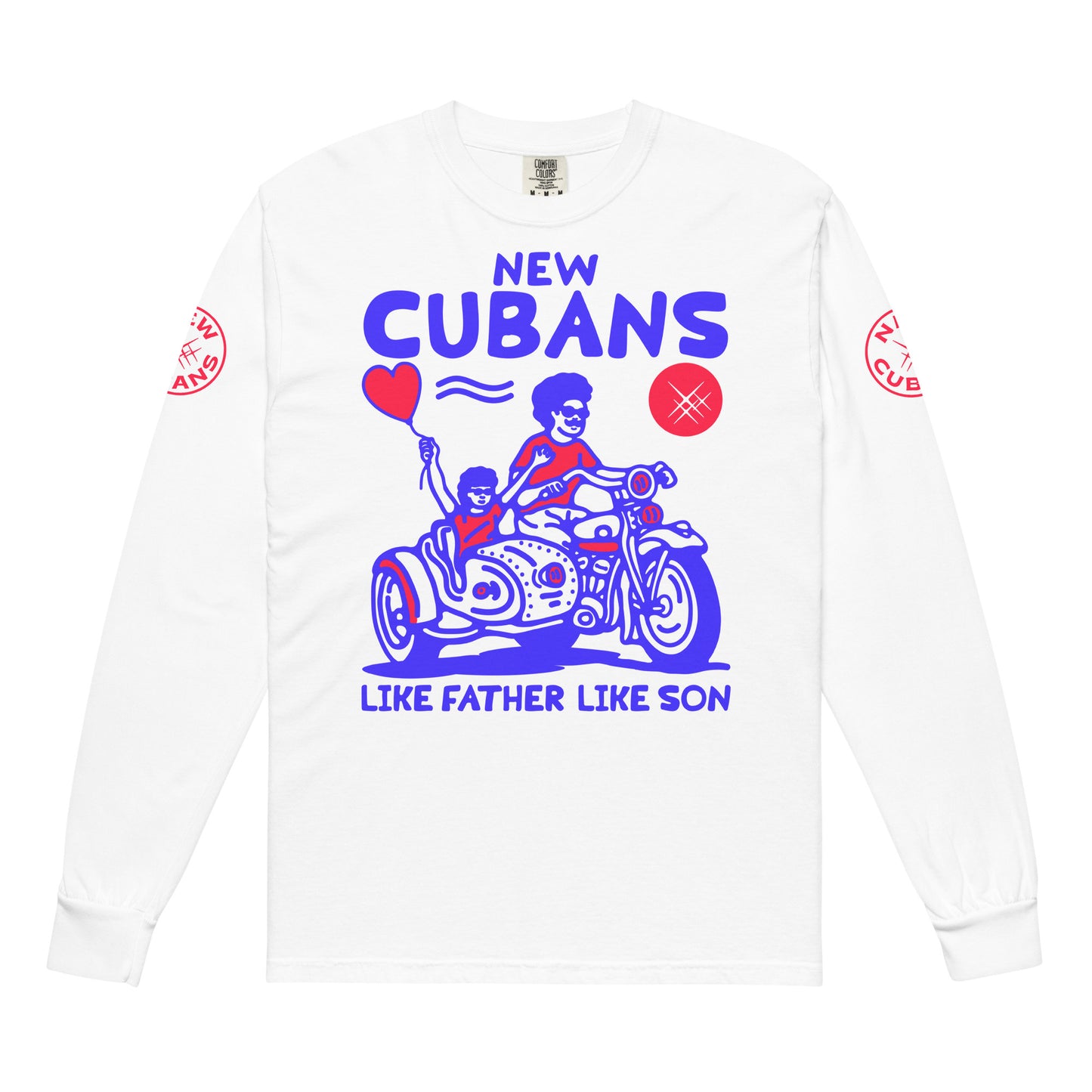 Father Son Garment-dyed heavyweight long-sleeve shirt