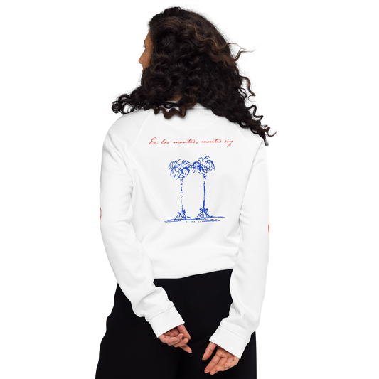 Unisex organic raglan sweatshirt