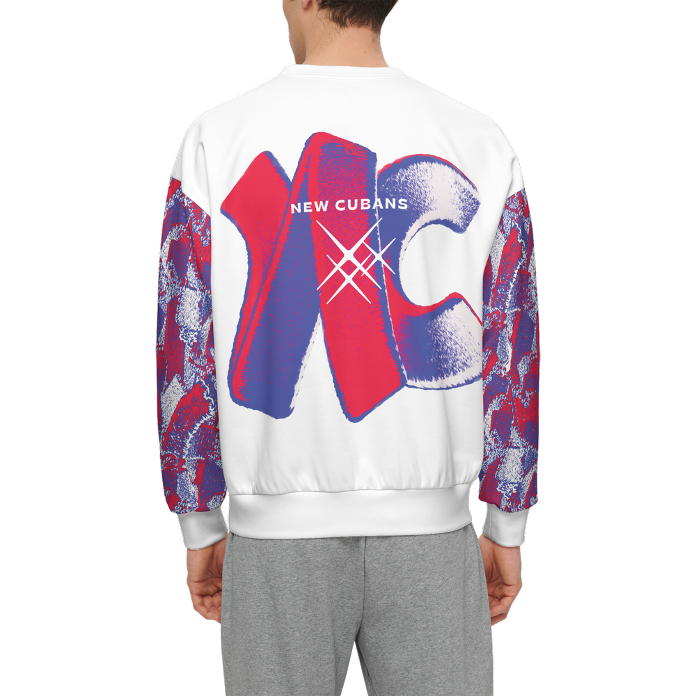 Heroes Men’s Relaxed Fit Sweatshirt with Front Patch-Super Heavy 375g