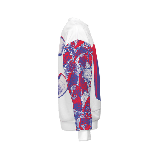 Heroes Men’s Relaxed Fit Sweatshirt with Front Patch-Super Heavy 375g