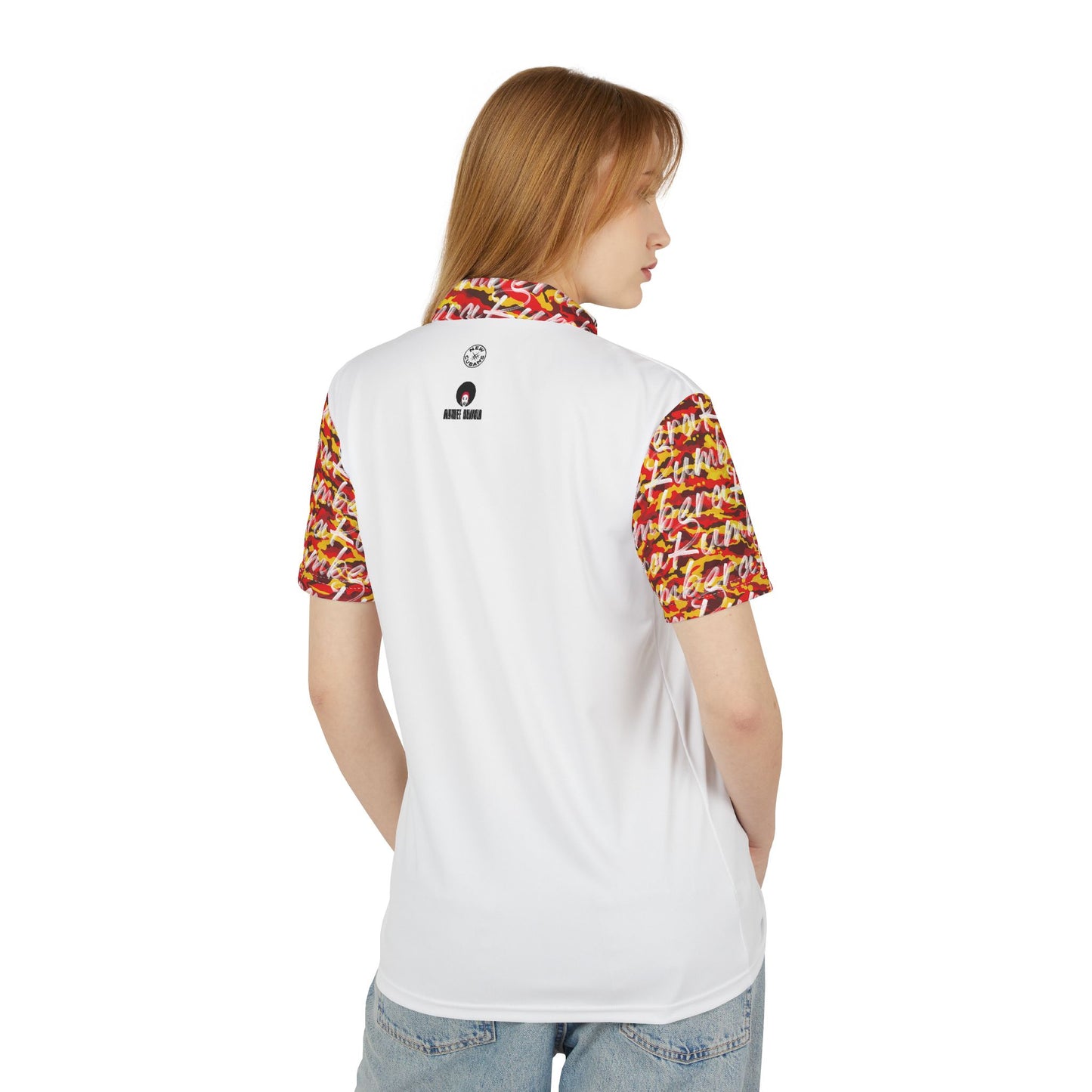 Aymee Vibrant Unisex Polo Shirt - Eye-Catching Design for Casual Outings