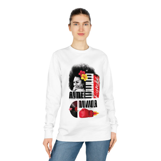 Aymee Unisex Shifts Dry Organic Long Sleeve Tee