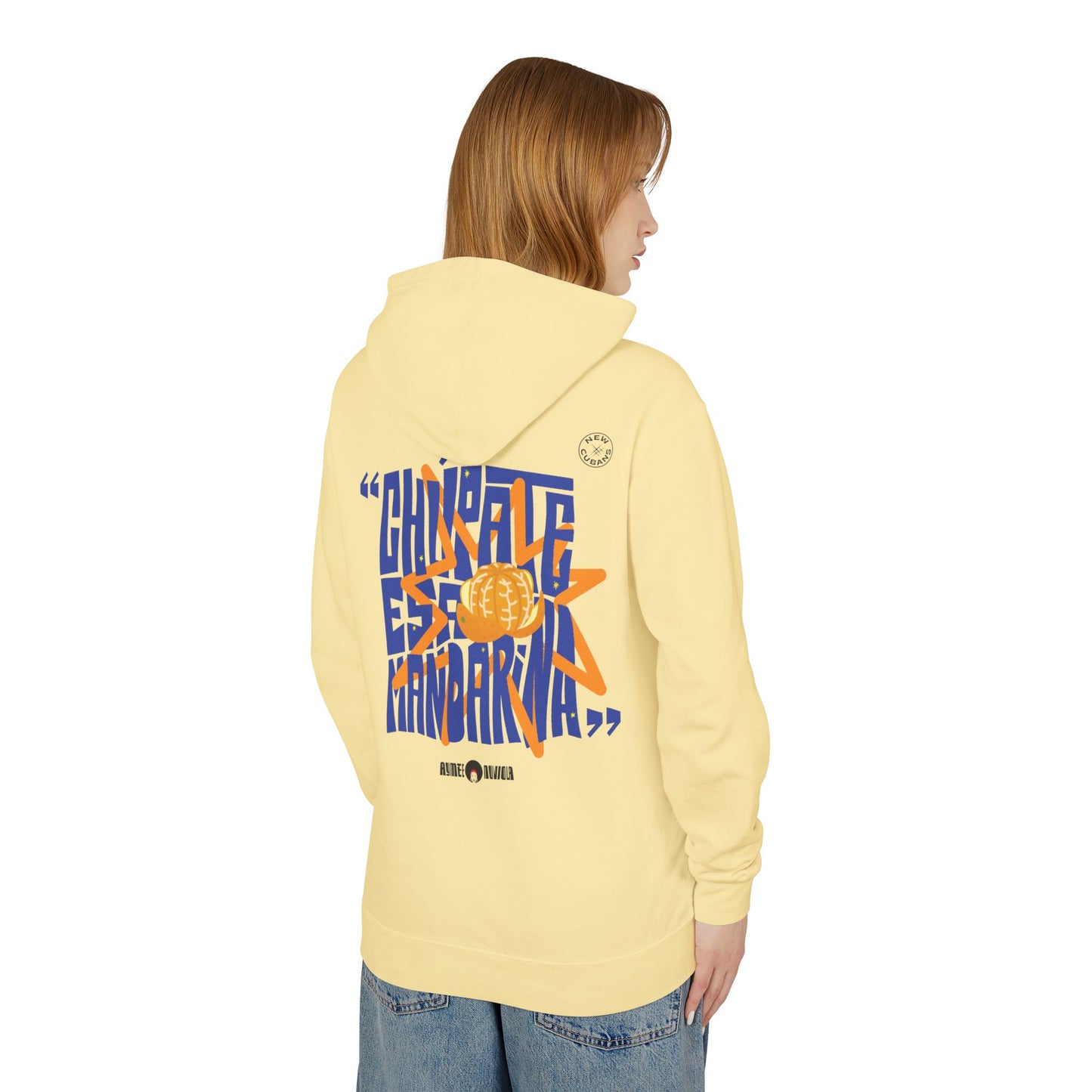 Chupate Esa Mandarina Unisex Lightweight Hooded Sweatshirt