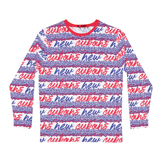 Cuban Waves, Men's Long Sleeve Shirt