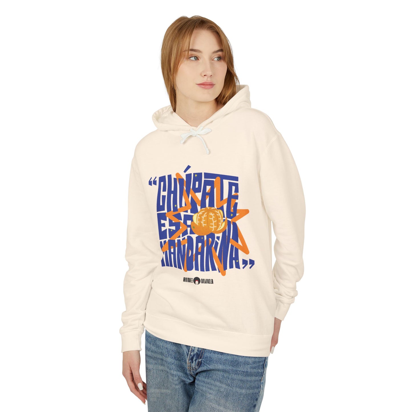 Chupate Esa Mandarina Unisex Lightweight Hooded Sweatshirt