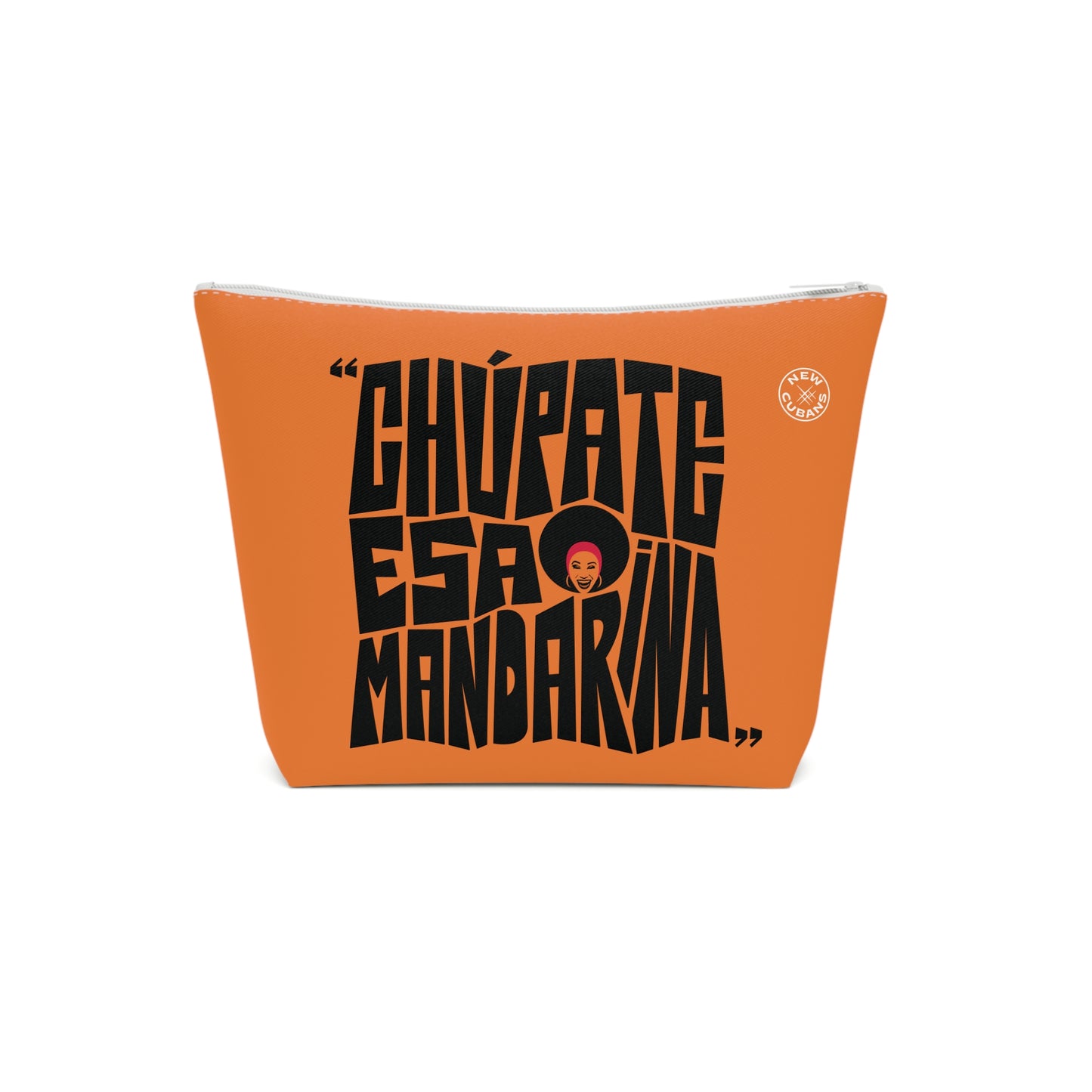Chupate esa Mandarina Cotton Cosmetic Bag