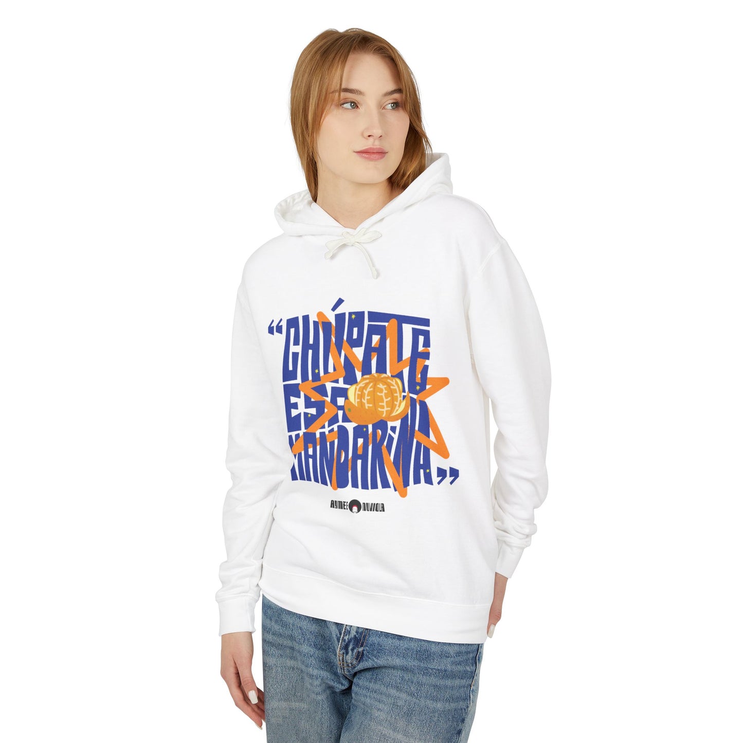 Chupate Esa Mandarina Unisex Lightweight Hooded Sweatshirt