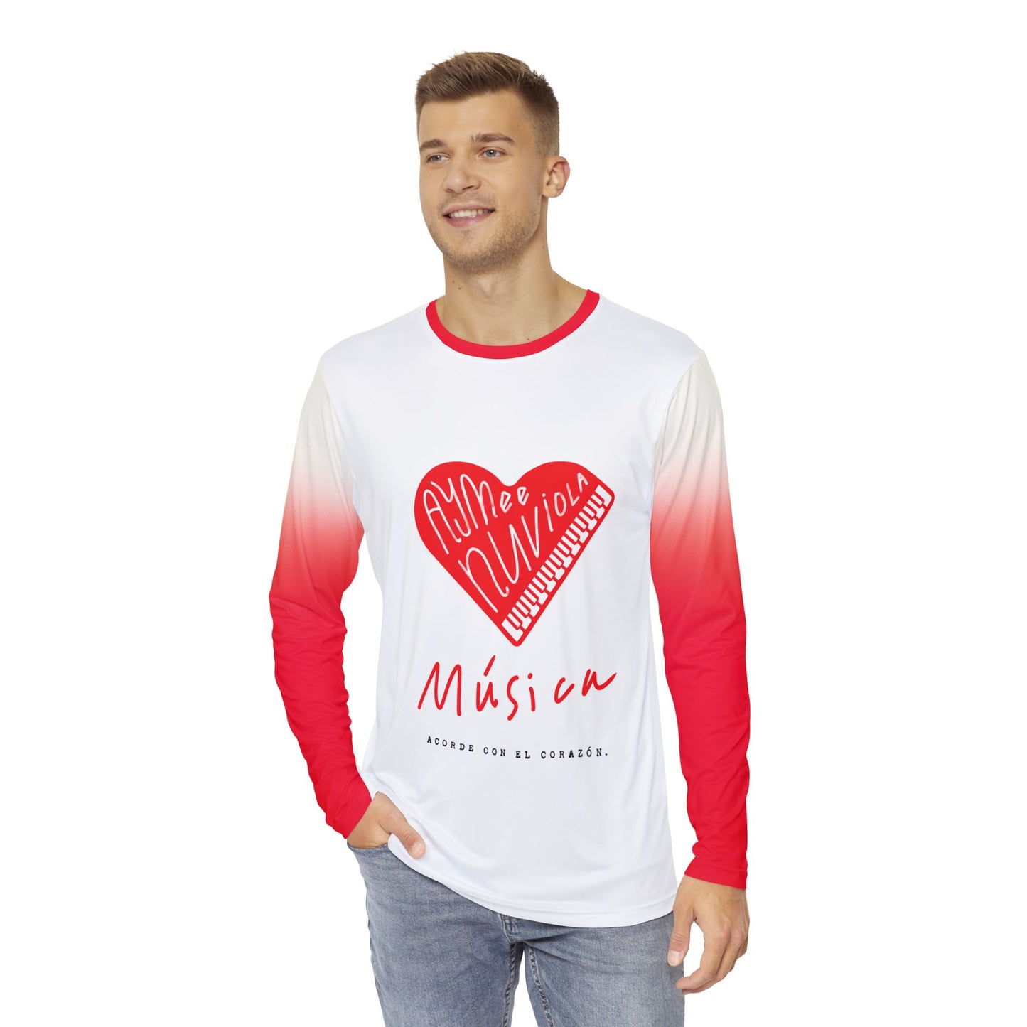 Love piano Men's Long Sleeve Shirt