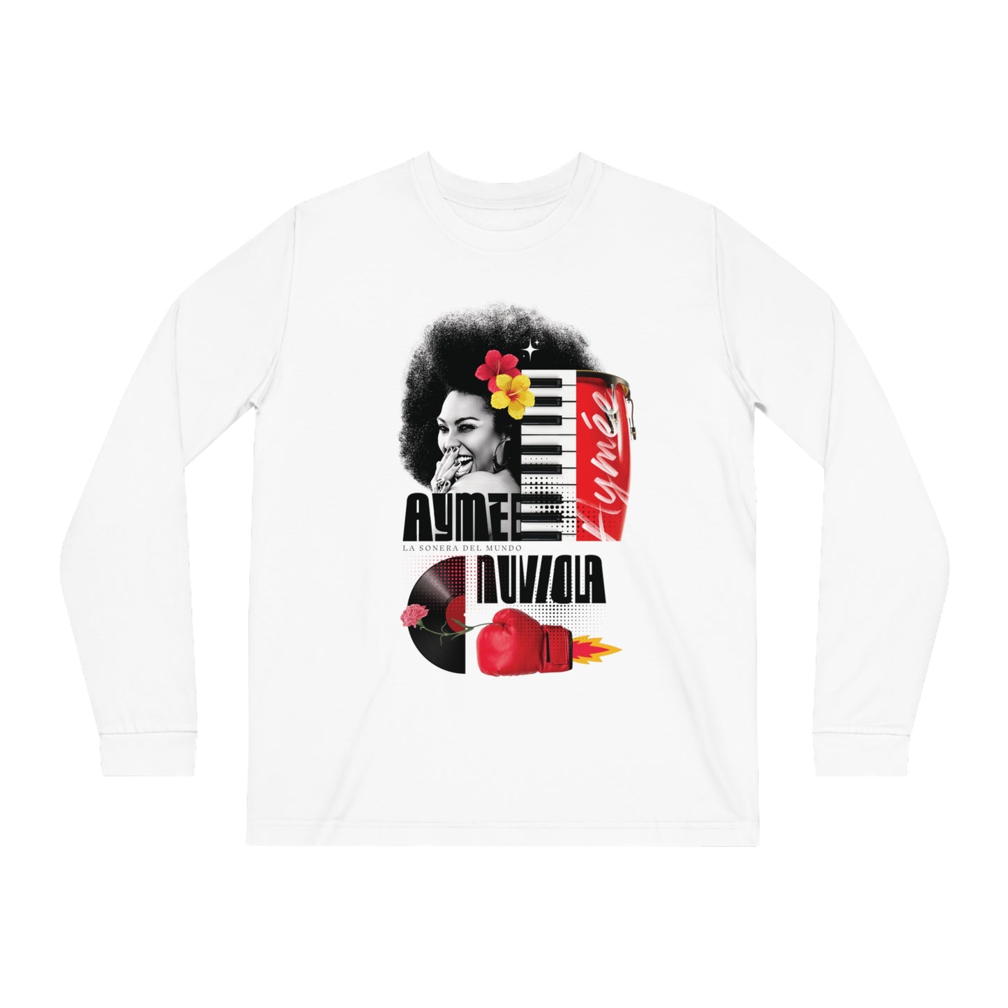 Aymee Unisex Shifts Dry Organic Long Sleeve Tee