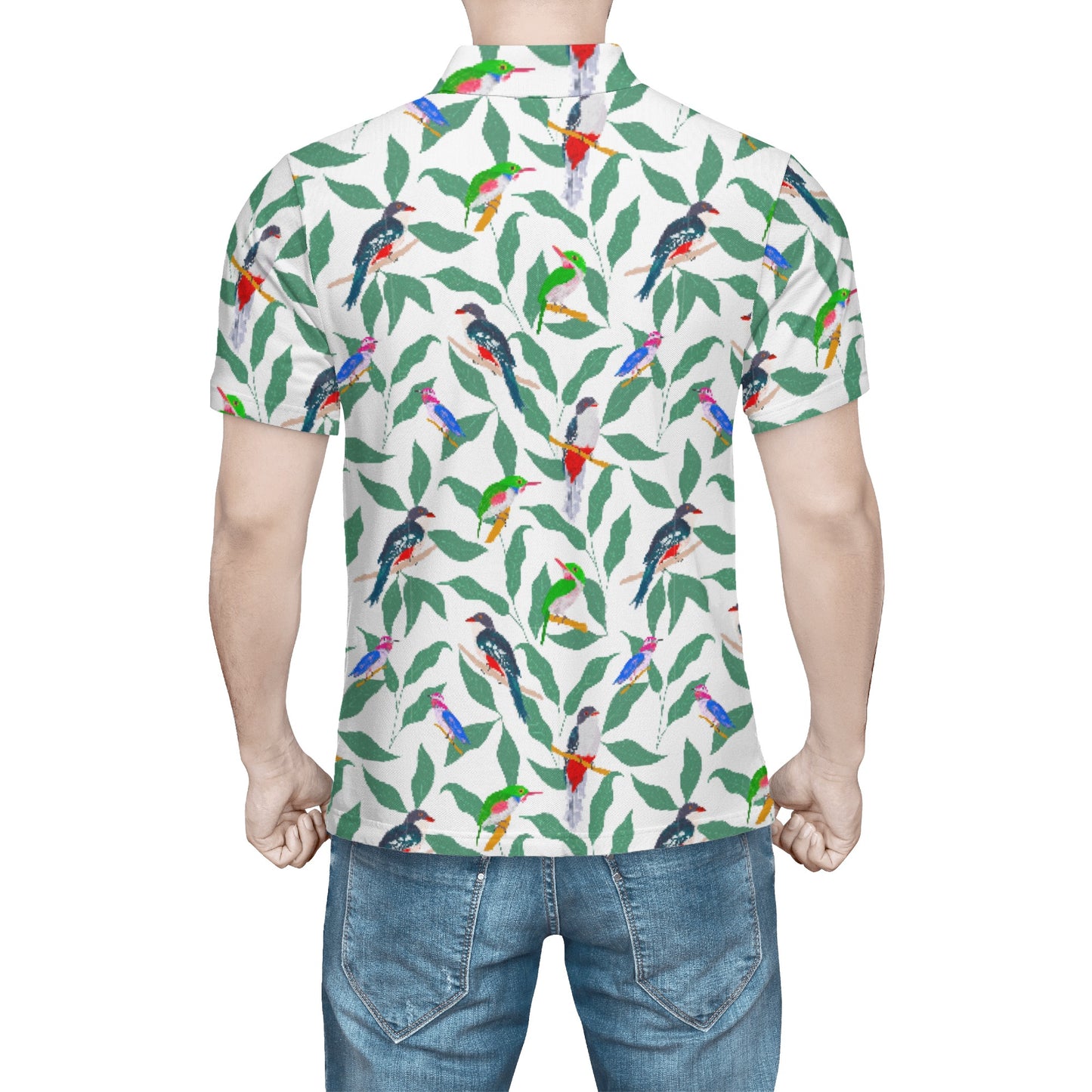 Cuban Birds Polo Shirt