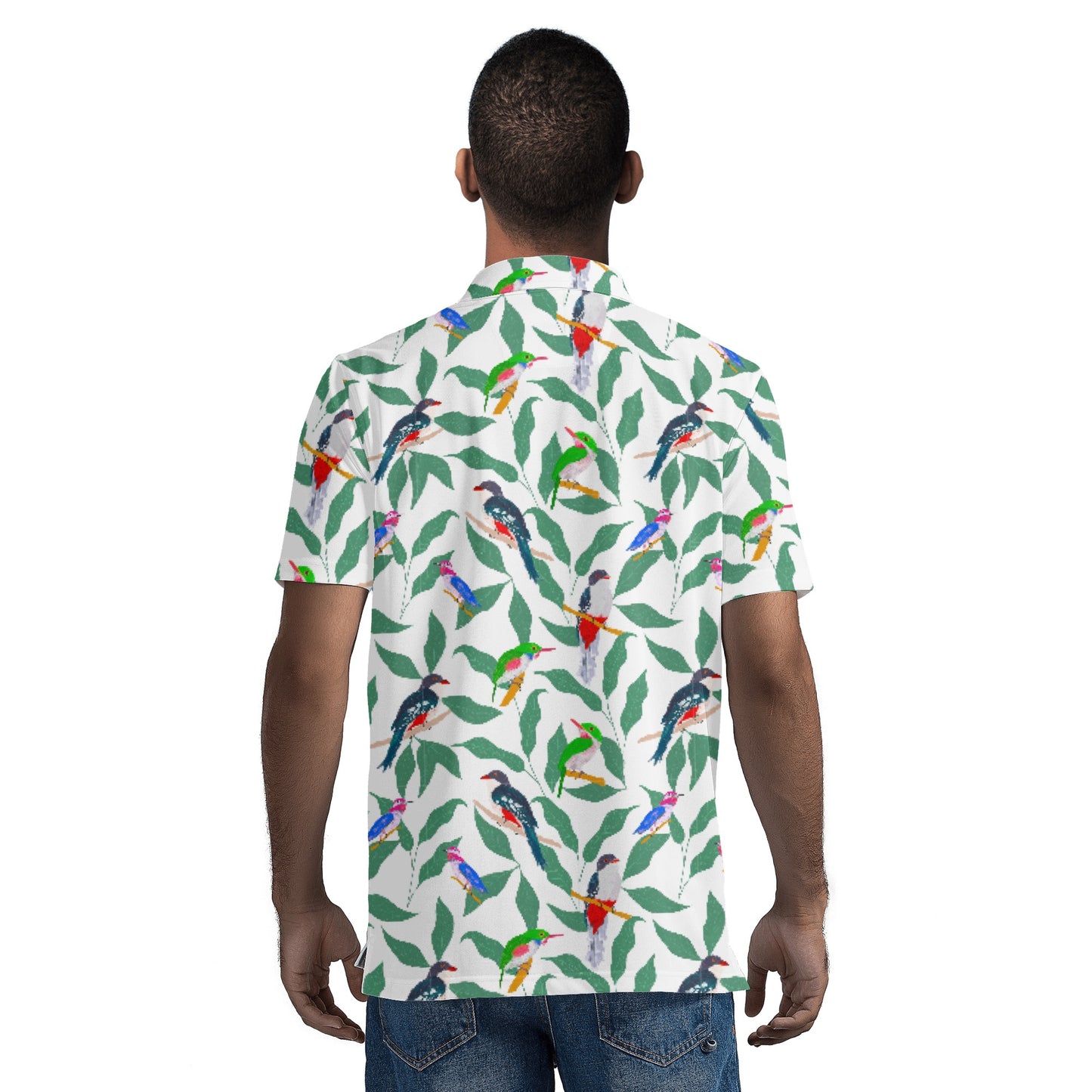 Cuban Birds Polo Shirt