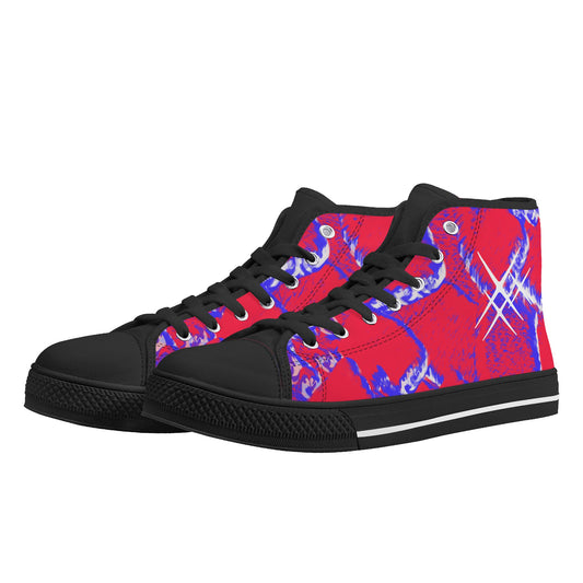 Womens High Top Canvas Shoes