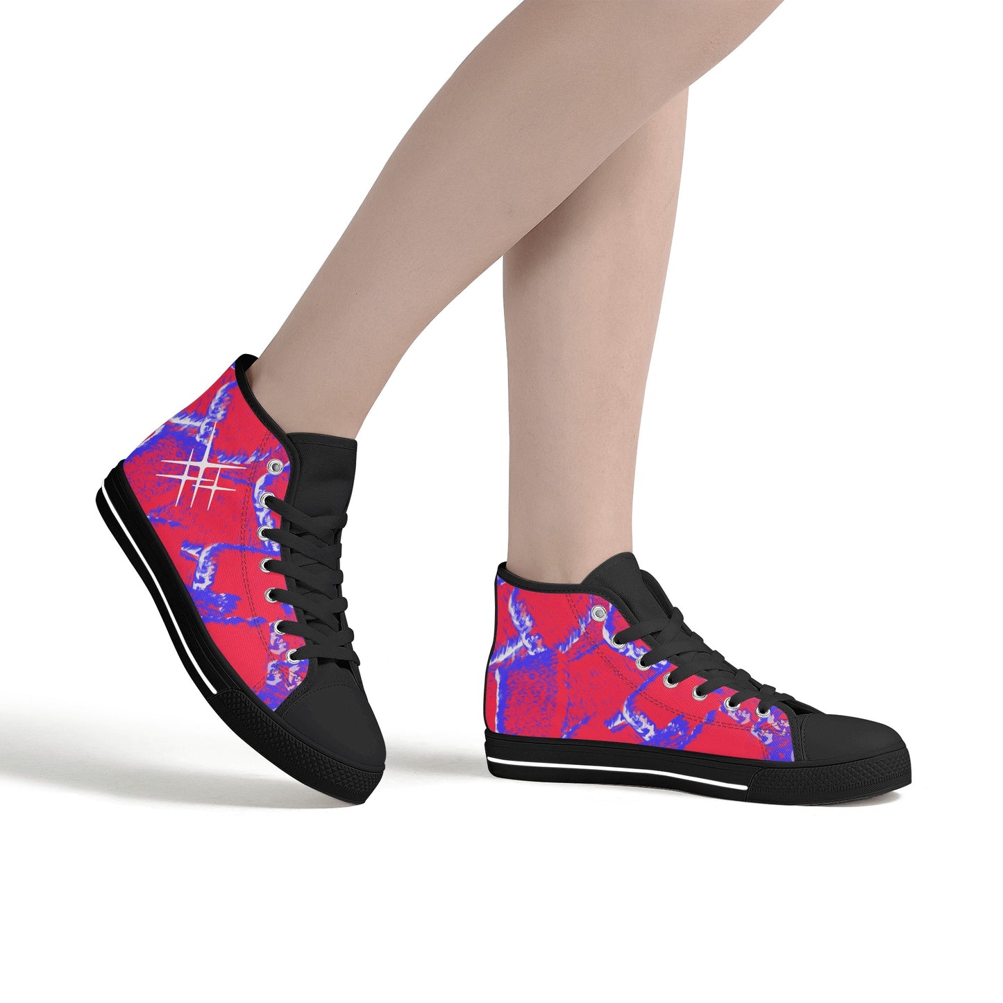 Womens High Top Canvas Shoes