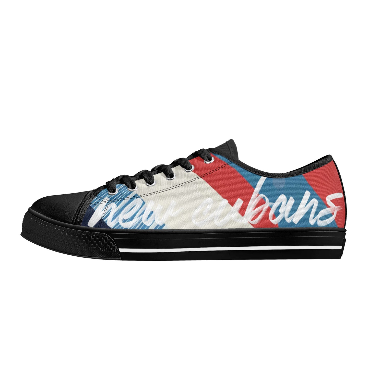 New Cubans Womens Rubber Low Top Canvas Shoes