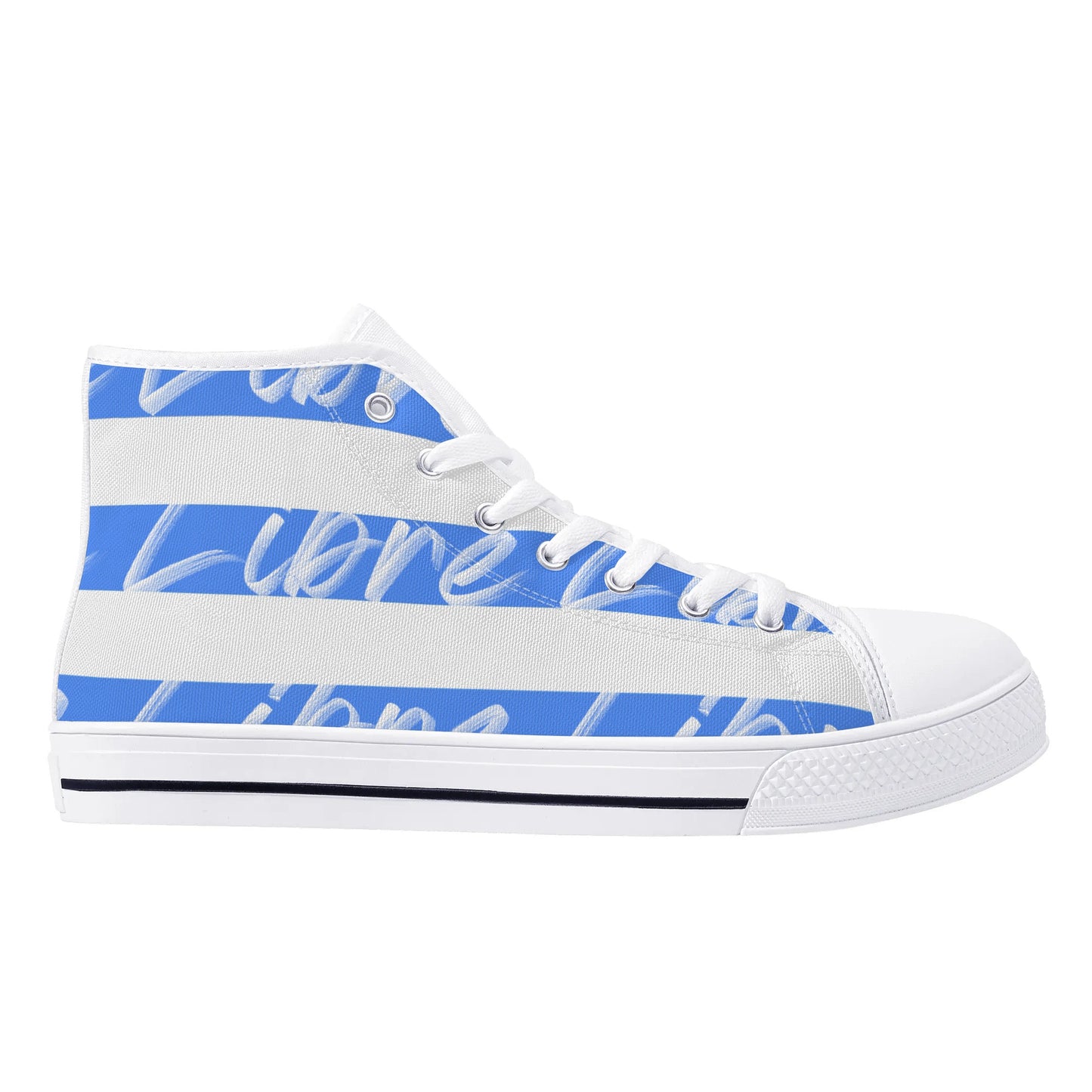 Mens Rubber High Top Canvas Shoes