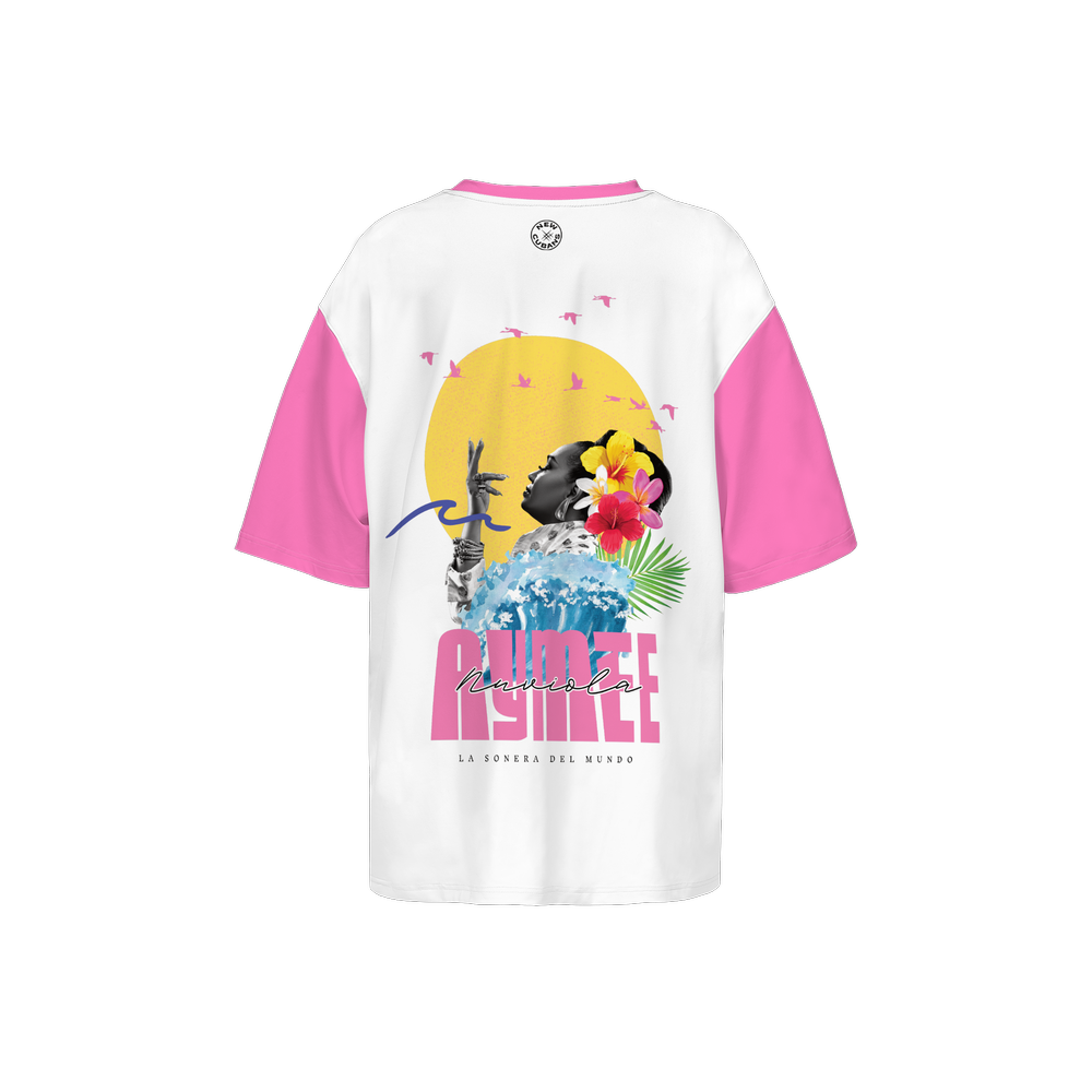 Aymee Women's Oversized Short-Sleeve T-Shirt-Heavyweight 225g