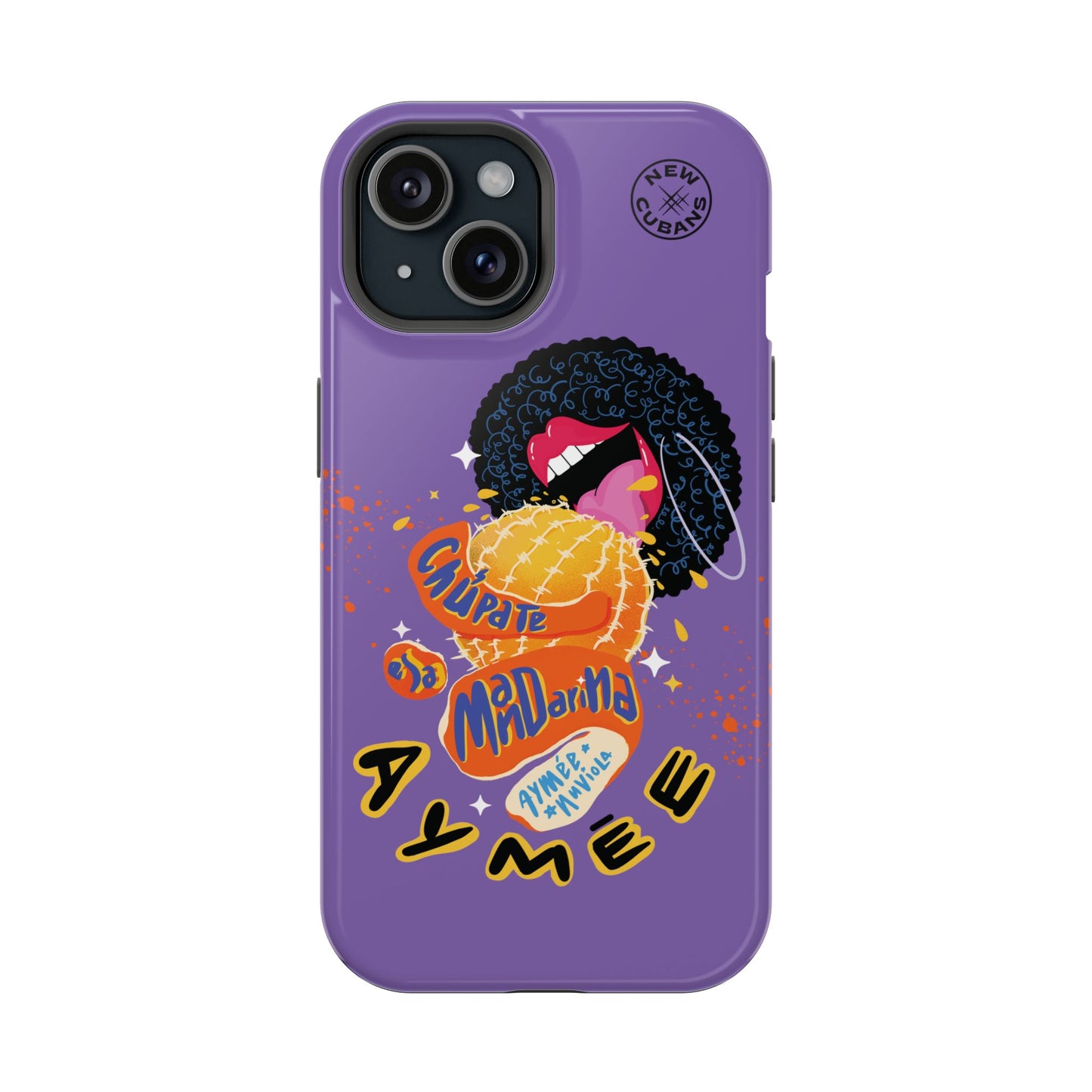 Chupate Esa Mandarina Vibrant Impact-Resistant Phone Case