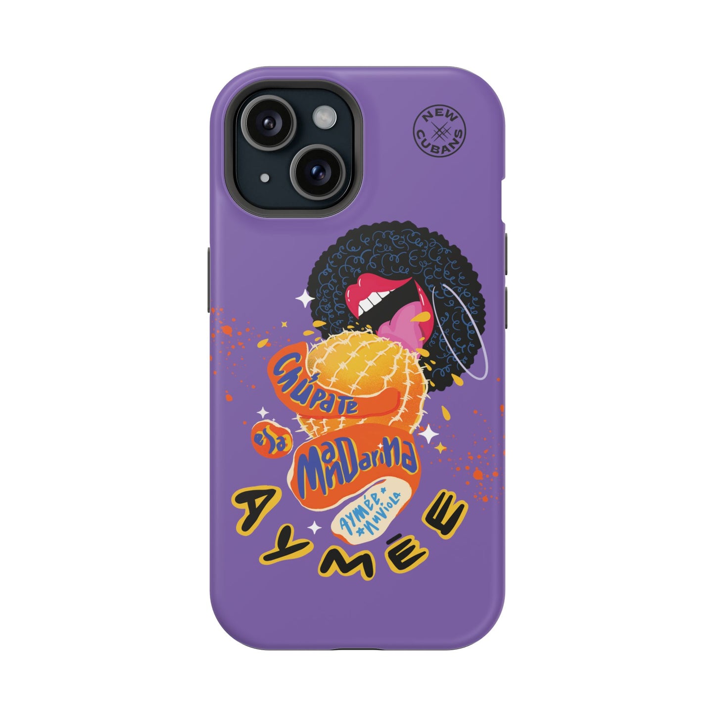 Chupate Esa Mandarina Vibrant Impact-Resistant Phone Case