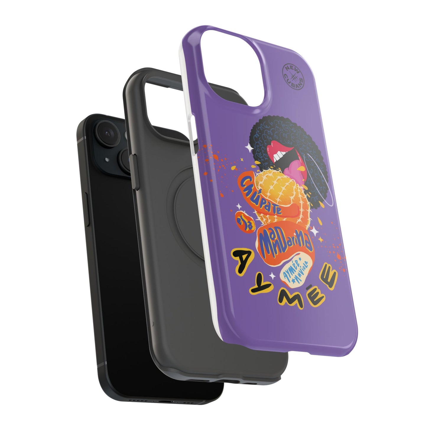 Chupate Esa Mandarina Vibrant Impact-Resistant Phone Case