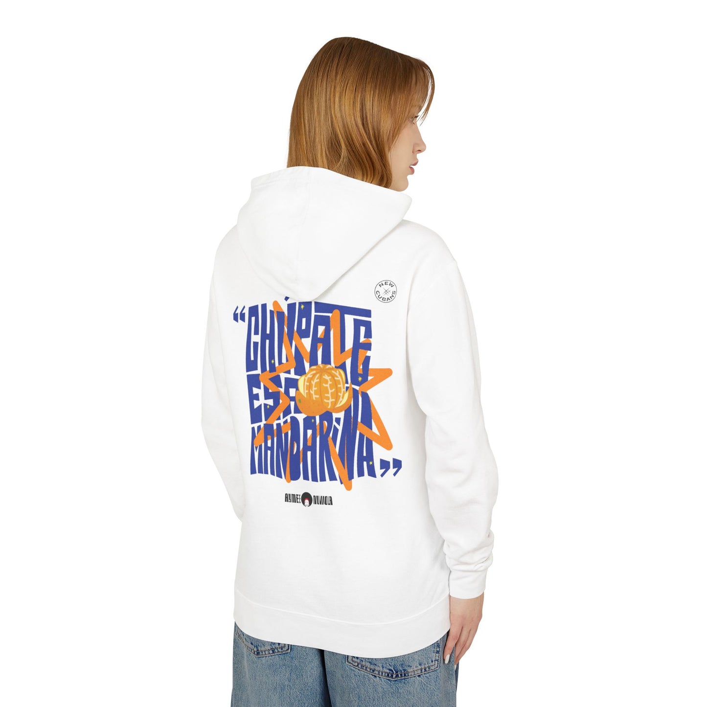 Chupate Esa Mandarina Unisex Lightweight Hooded Sweatshirt