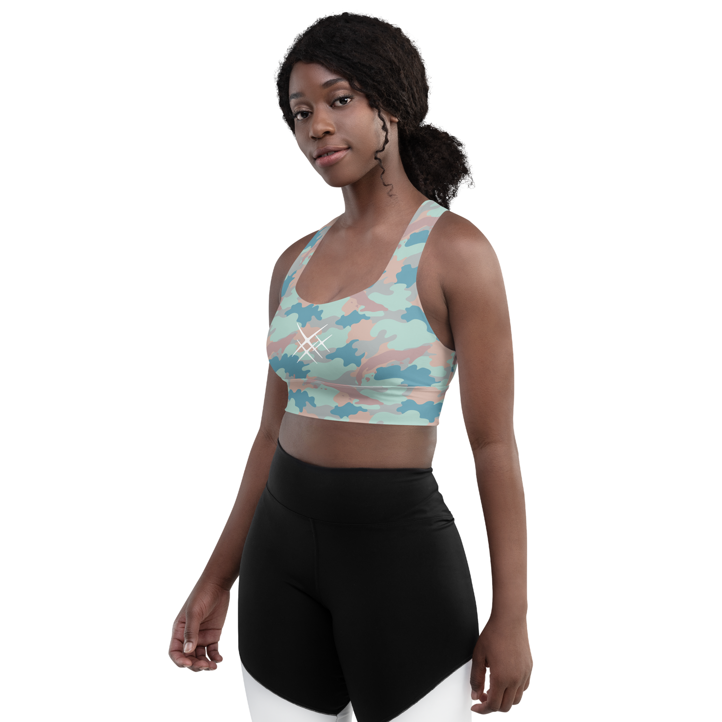 Longline sports bra